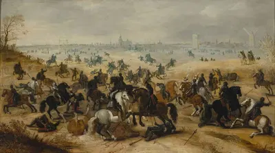Battle on Vught Heath by Peter Snayers — digital art print download