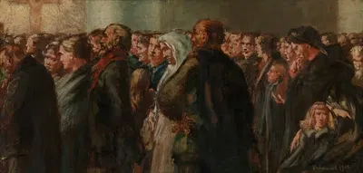 Эмигранты by Проспер Кольман, 1905 — digital art print download