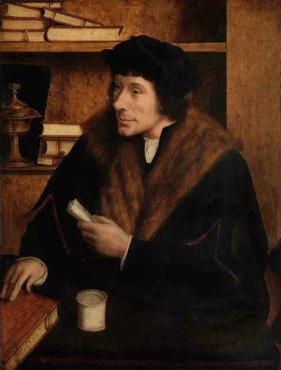 Pieter Gillis by Quentin Massys, 1517 — digital art print download