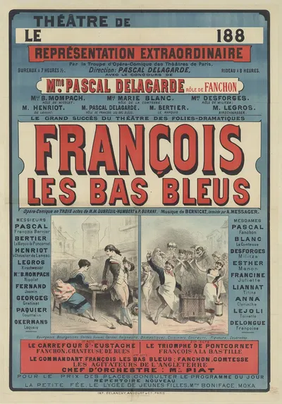 François les bas-bleus by Edward Ancourt, 1884 — digital art print download
