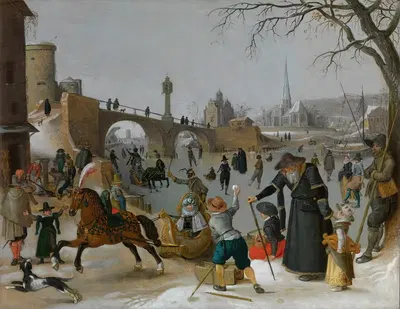 Зимние удовольствия by Себастьян Вранкс — digital art print download