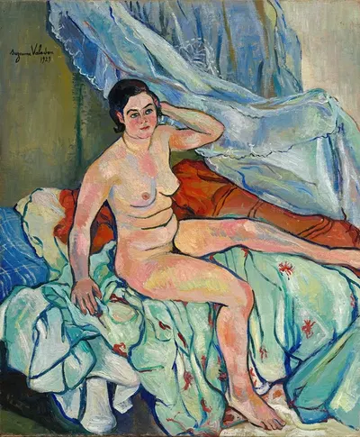 Ню, сидящий на краю кровати by Сюзанна Валадон, 1929 — digital art print download