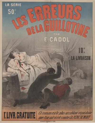 Les Erreurs de la guillotine par E. Cadol. 1re livraison gratuite by Эдвард Анкур, 1890 — digital art print download