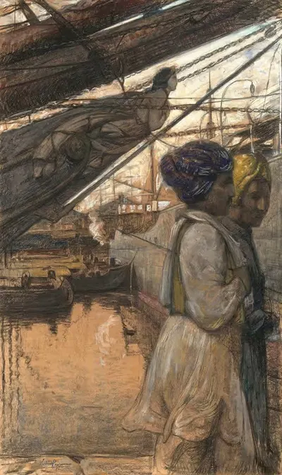 Индусы by Виктор Хагеман — digital art print download