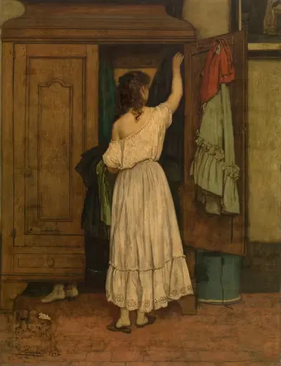 Wardrobe by Willem Linnig, 1875 — digital art print download
