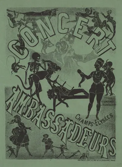 Concert Ambassadeurs by Эмиль Леви, 1874 — digital art print download