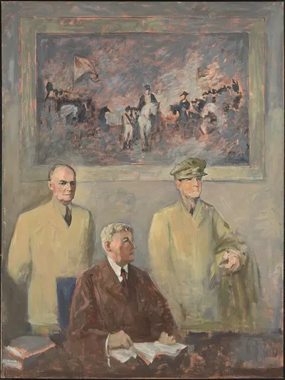 Высшее командование – Левый панель by Августус Винсент Так, 1947-1949 — digital art print download