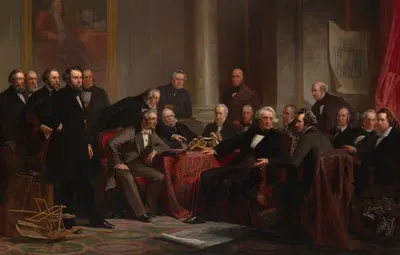 Люди прогресса by Кристиан Шусселе, 1862 — digital art print download