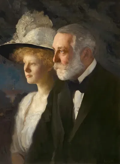 Генри Клей и Хелен Фрик by Эдмунд Чарльз Тарбелл, c. 1910 — digital art print download