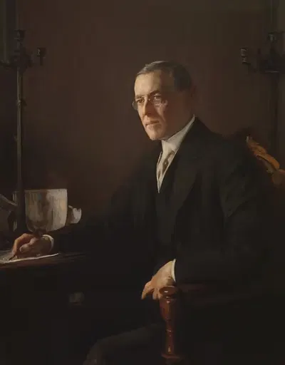 Вудро Вилсон by Эдмунд Чарльз Тарбелл, 1920-1921 — digital art print download