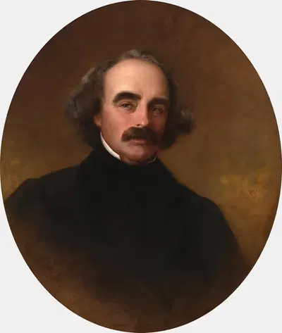 Натанил Готорн by Эмануэль Готлиб Лойце, 1862 — digital art print download