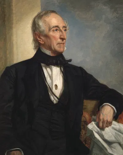 Джон Тайлер by Джордж Питер Александр Хили, 1859 — digital art print download