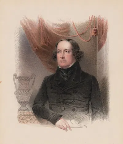 Nicholas Biddle by James Barton Longacre, c. 1830 — digital art print download