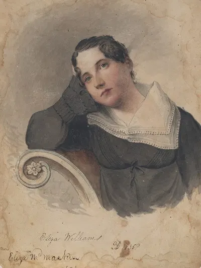 Eliza Williams by James Barton Longacre, 1835 — digital art print download