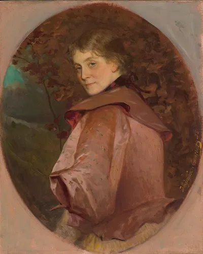 Мэри Ньютон Фут Хендерсон by Жан-Жозеф-Бенжамен Констан, 1895 — digital art print download