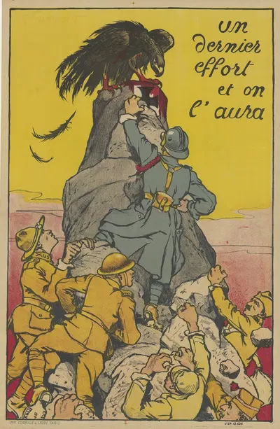 Un dernier effort et on l'aura by Eugène Courboin, 1918 — digital art print download