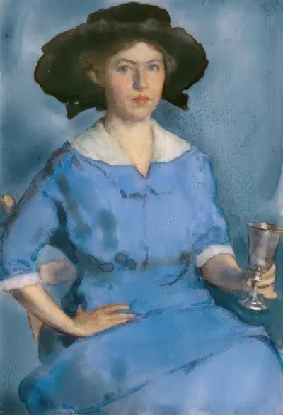 Автопортрет by Люси Мэй Стэнтон, 1912 — digital art print download