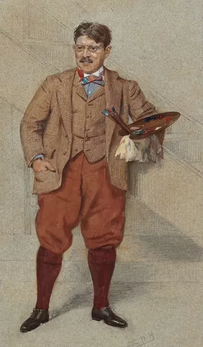 Эдвин Остин Эбби by Сэр Лесли Мэтью Уорд, c. 1898 — digital art print download
