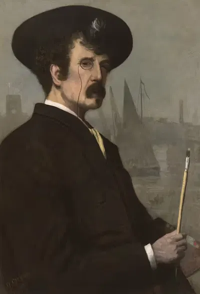 Джеймс Абботт МакНил Уистлер by Уолтер Гривз, 1870 — digital art print download