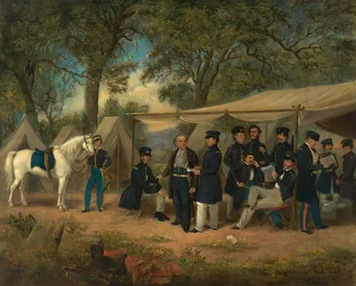 Закари Тейлор в Уолнат-Спрингс by Уильям Гэрл Браун-младший, 1847 — digital art print download