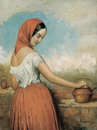 Цебандо мате by Адольф Хастрель де Риведу — digital art print download