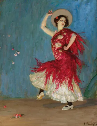 Spanische Tänzerin by Arthur Kampf — digital art print download