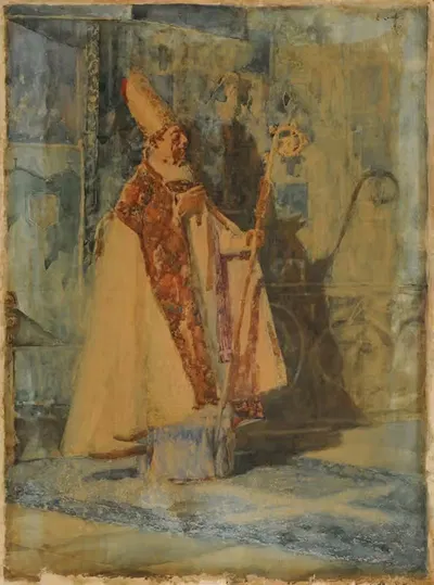 Епископ by Эмилио Караффа, 1888 — digital art print download