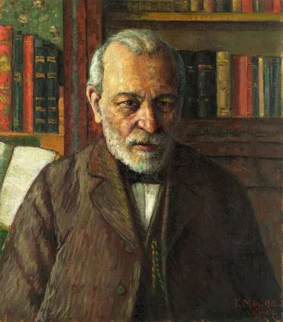 Портрет поэта Фридриха Кульбарса by Конрад Мэги, 1915 — digital art print download