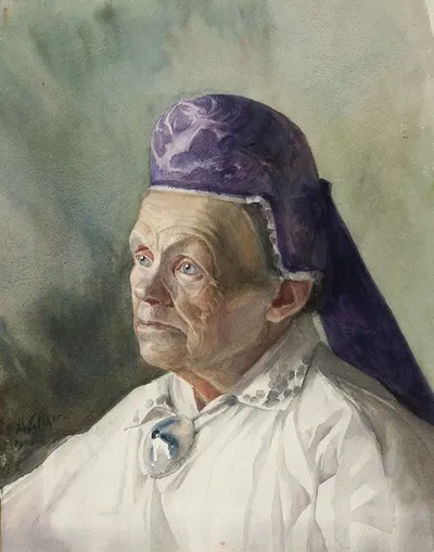 Наисе портре (тануга) by Конрад Мэги, 1900 — digital art print download