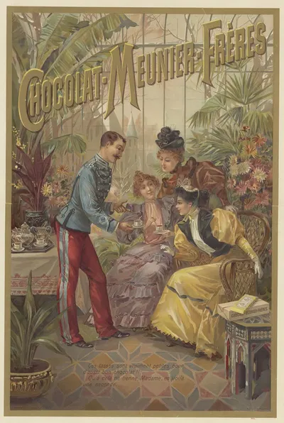 Chocolat-Meunier-Frères by Фредерик Уго д’Алези, 1894 — digital art print download