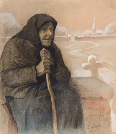 Вананайн кепига by Лилли Вальтер, 1903 — digital art print download
