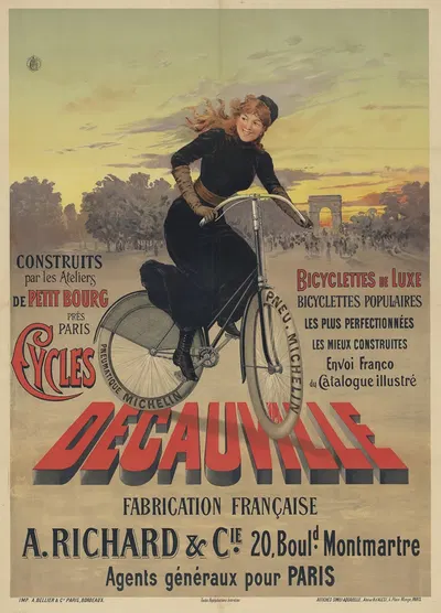 Cycles Decauville. Fabrication française by Фредерик Уго д’Алези, 1894 — digital art print download