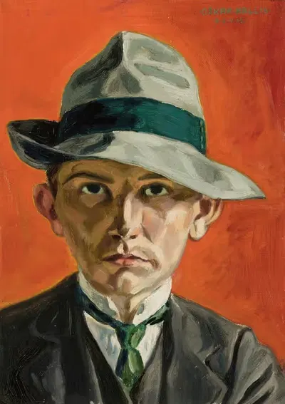 Автопортрет by Оскар Каллис, 1912 — digital art print download