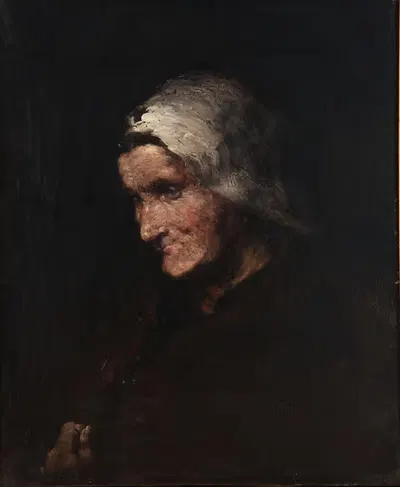 Cabeza de anciana by Théodule Ribot — digital art print download