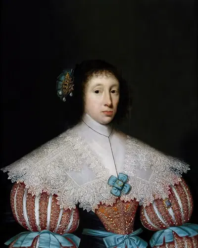 Портрет Элеоноры или Мэри Кэмпион by Корнелис Йонсон ван Цейлен, 1630 — digital art print download