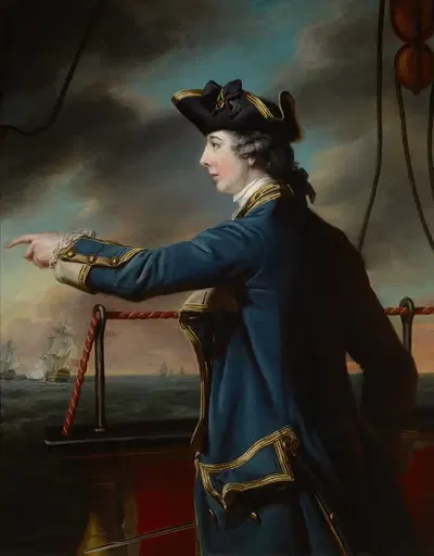 Портрет капитана Эдварда Ноулза, королевского флота (1742-1762) by Фрэнсис Котс, 1742-1762 — digital art print download