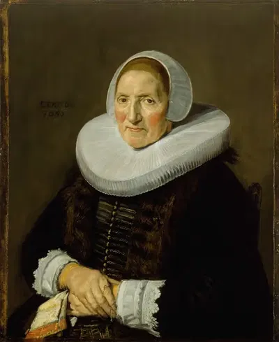 Portrait of a Woman by Frans Hals, 1650 — digital art print download