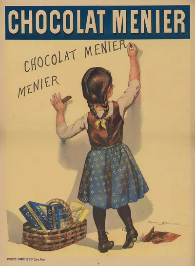 Chocolat Menier by Фирмин Буйссе, 1892 — digital art print download