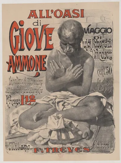 All'oasi di Giove Ammone by Fratelli Treves, 1870-1890 — digital art print download