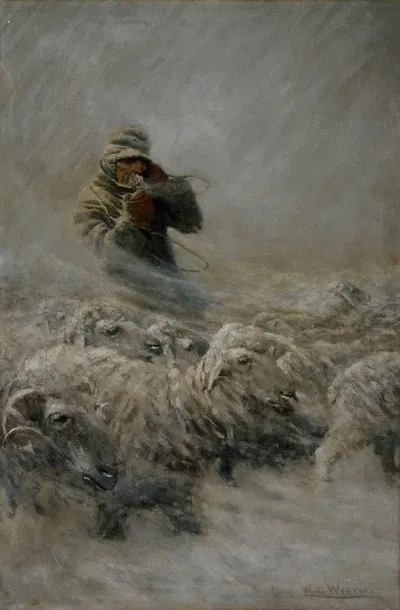 Овцевод by Ньюэлл Конверс Уайет, 1908 — digital art print download