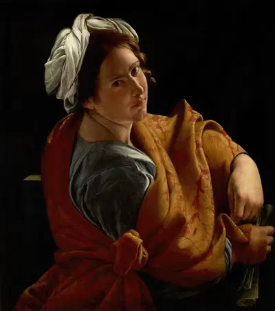 Portrait of a Young Woman as a Sibyl by Orazio Gentileschi — digital art print download