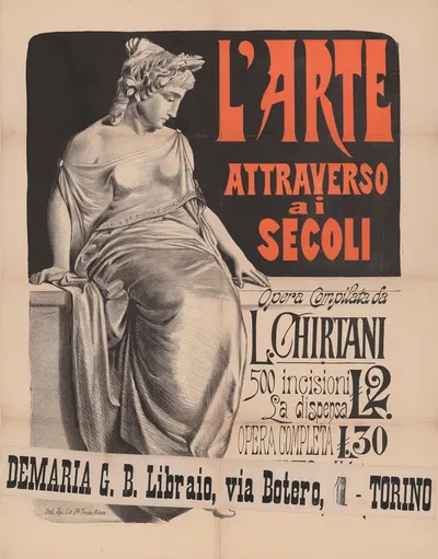 L'Arte attraverso a i secoli by Fratelli Treves, 1870-1890 — digital art print download
