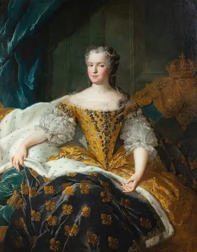 Портрет Марии Лещинской, королевы Франции by Алексис Симон Белль, 1703-1768 — digital art print download