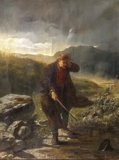 Гроза by Карл фон Хаберлин, 1886 — digital art print download