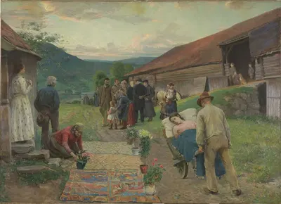 Сын человеческий by Кристиан Скредсвиг, 1891 — digital art print download