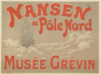 Nansen au Pôle nord. Musée Grévin by Georges Meunier, 1897 — digital art print download