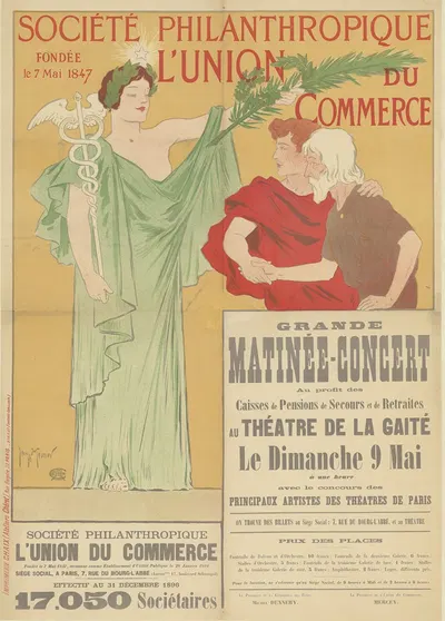 Société philanthropique l'Union du commerce by Жорж Мёнье, 1897 — digital art print download