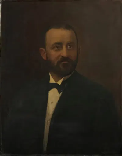 Стивен С. Палмер, попечитель 1908-1913, даритель зала Палмера (1853-1913) by Фредерик Моладор Спигл, 1853-1913 — digital…
