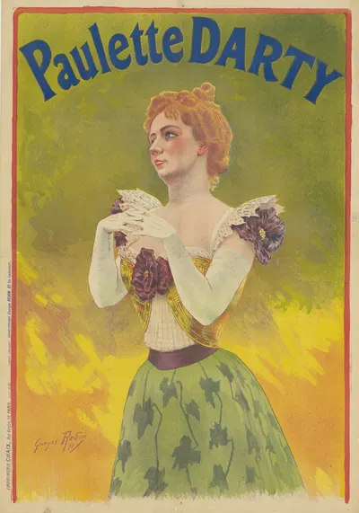 Paulette Darty by Жорж Редон, 1897 — digital art print download
