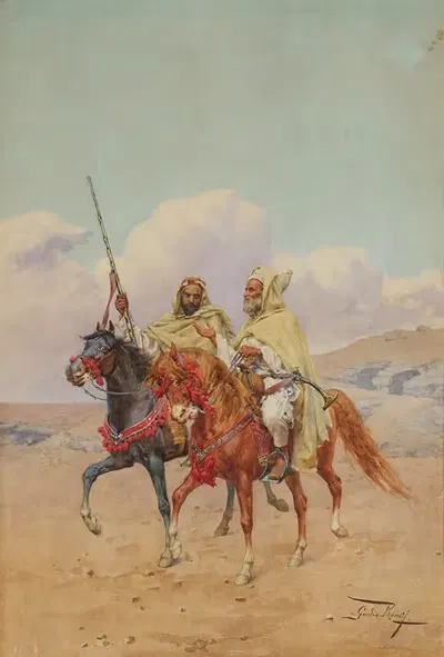 Horsemen of the Desert by Giulio Rosati — digital art print download